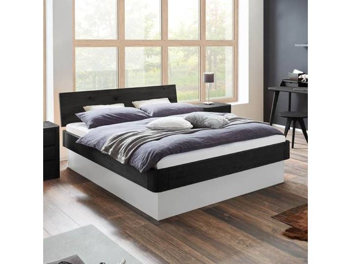 Bett Otavalo Komfort Eiche Massivholz mit Bettkasten 100x200cm
