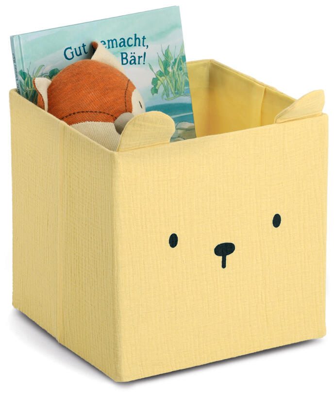 Zeller Aufbewahrungsbox Bär 28,0 x 28,0 x 28,0 cm 14491