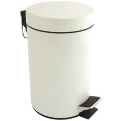 3 Liter Pedaleimer, Treteimer, weiß