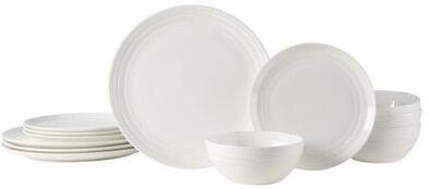 Mikasa Vegan Bone Kamryn 12-Piece Dinnerware Set, Service for 4