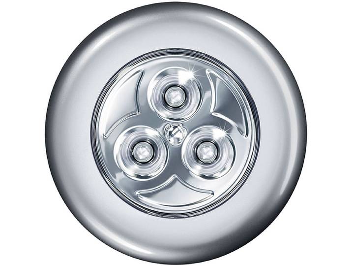 1 Spot LED 6.7cm 0.23W silberfarben