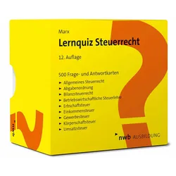 Lernquiz Steuerrecht, Fachbücher