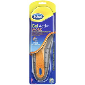 Scholl Einlegesohlen GelActiv Work Größe 35,5-40,5, für Arbeitsschuhe, Gelsohlen, 1 Paar