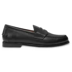 Polo Ralph Lauren für Herren. 803932221002 Alston Penny Leder-Slipper schwarz (41), Wohnung, Keine, Lässig