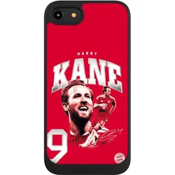 Nivocase Handyhülle für Apple iPhone 8 Hülle NIVOpure Case Schwarz FC Bayern München FCB Harry Kane (Apple iPhone 8), Smartphone Hülle, Schwarz