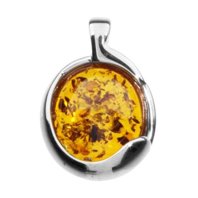 Kettenanhänger OSTSEE-SCHMUCK "Ostsee-Schmuck Anhänger Ragna Anhänger Ragna", weiß, Schmuckanhänger, Damen, 24 x 16mm, Silber 925 (Sterlingsilber), 3,2 g, Kettenanhänger