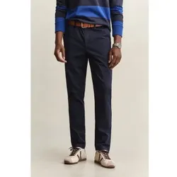 Gant für Herren. 1501000 Chino-Hose Slim Fit Marineblau (34/34), Lässig, Baumwolle, Klassisch