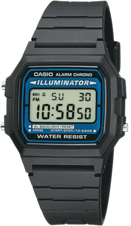 Casio Timeless F-105W-1AWYEF