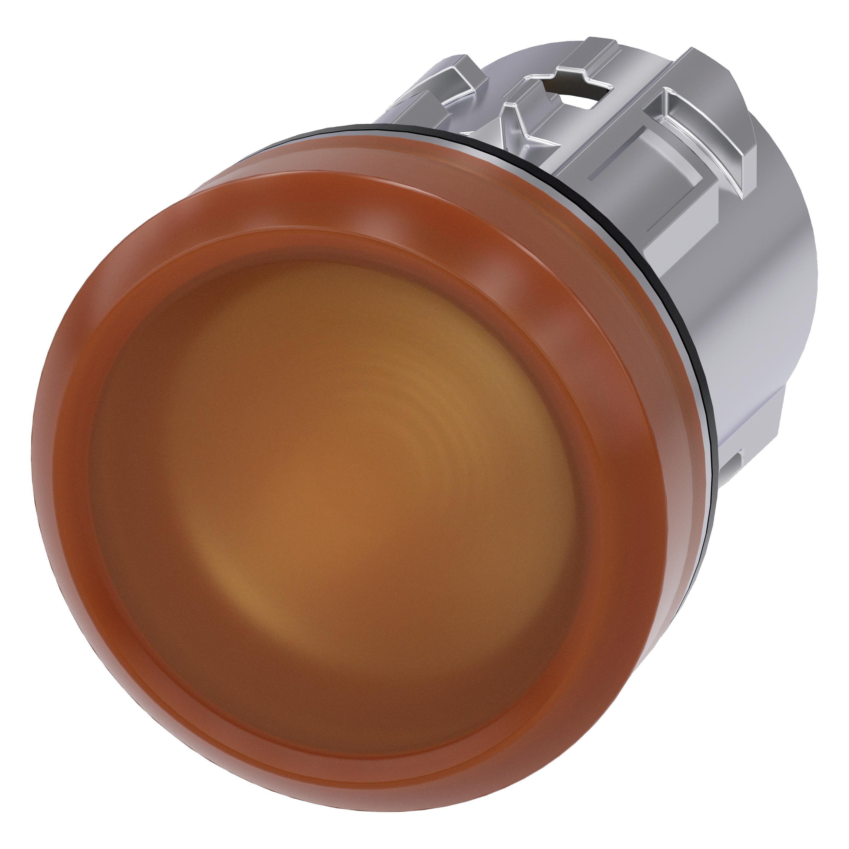 Siemens Leuchtmelder amber, Linse, glatt 3SU1051-6A (3SU10516AA000AA0)
