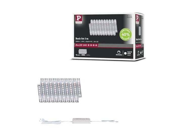 Paulmann MaxLED 1000 Basis-Set 3m 4000K 22W Silber