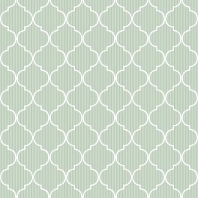 Galerie Wallcoverings Blooming Garden Collection Moorish Geometric Matte Finish Vinyl on Non-woven Wallpaper Roll