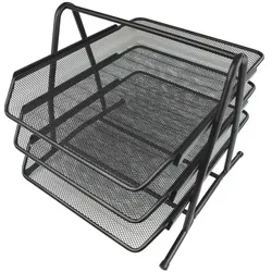 helit Briefkorb-Gestell Stahlgitter »the bridge network H25182« schwarz, 29.5x27.5x35 cm