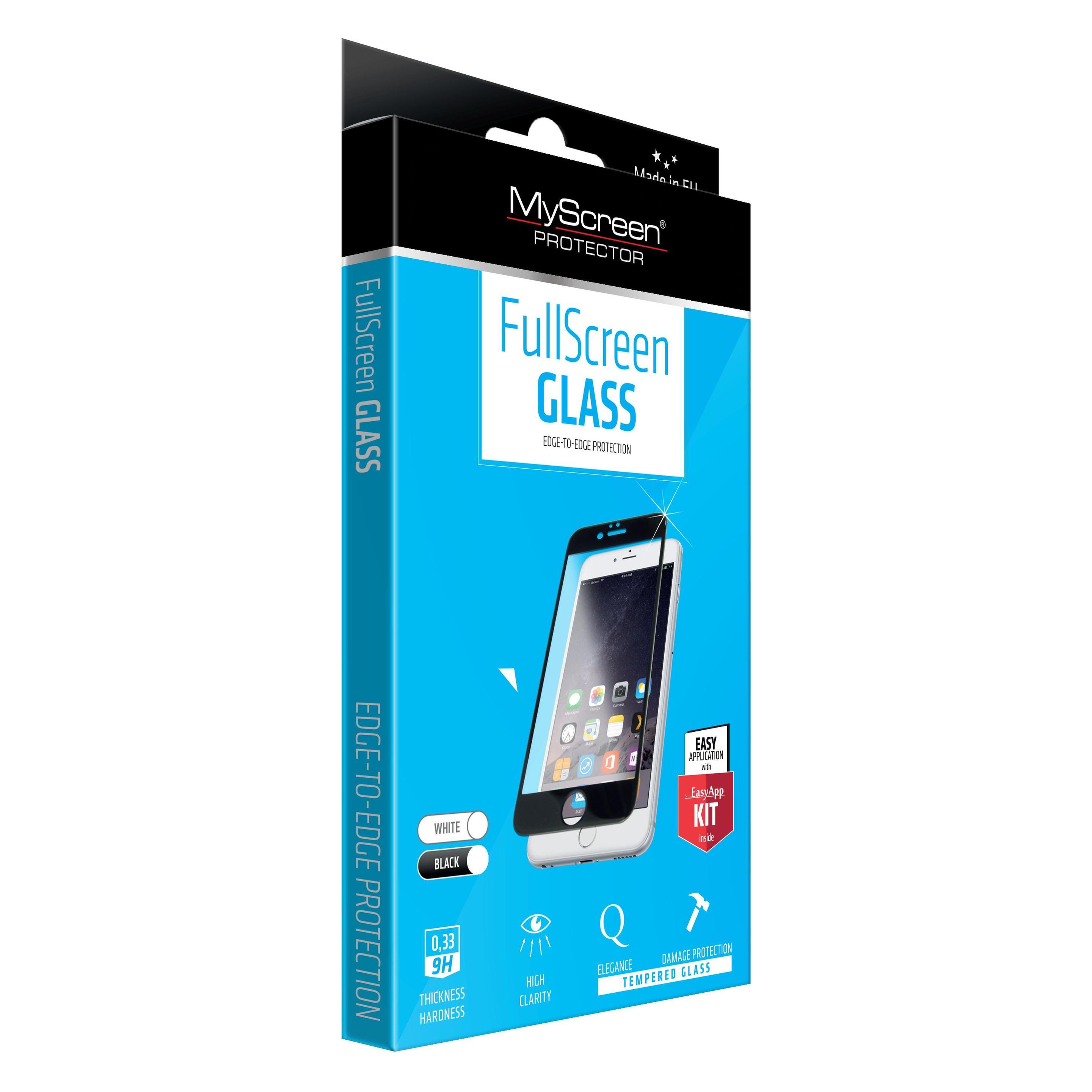 Quinta MYSCREEN FullScreen Schutzglas Samsung S8 Plus (1 Stk., Samsung Galaxy S8+) (MD3075TG-3D-BL)