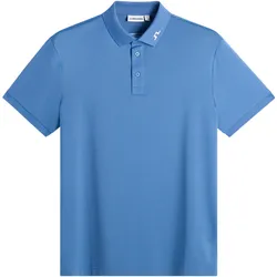 Lindeberg KV Print Herrenpoloshirt - federal blue / XL