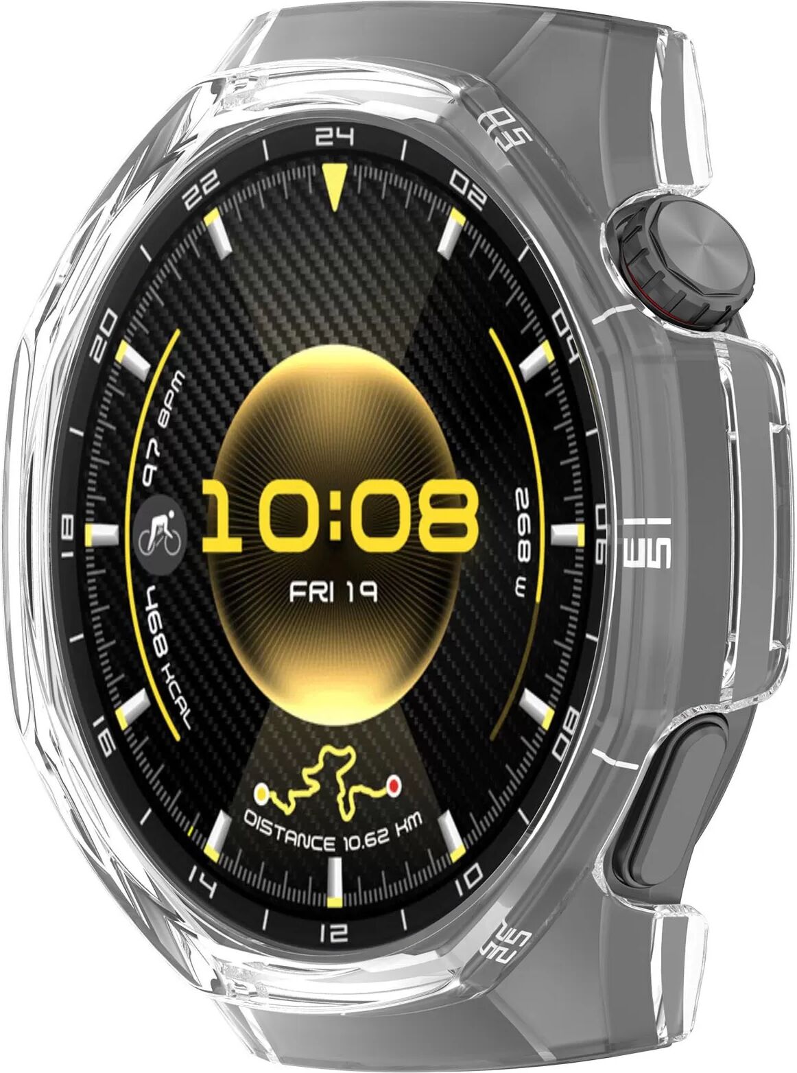 INF Klare PC Half-Pack Hülle 46mm kompatibel mit Huawei Watch GT6 Pro