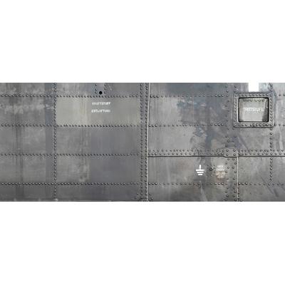 Fototapete ARCHITECTS PAPER "Heli", grau, B:6m L:2,5m, Vlies, Tapeten, Vlies, Wand, Schräge