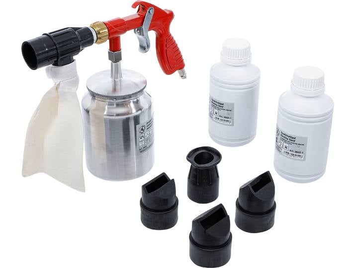Pistolet de sablage pneumatique KRAFTMANN 3650 avec accessoires