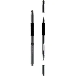XtremeMac 3in1 Aluminum Stylus, Stylus, Schwarz, Silber