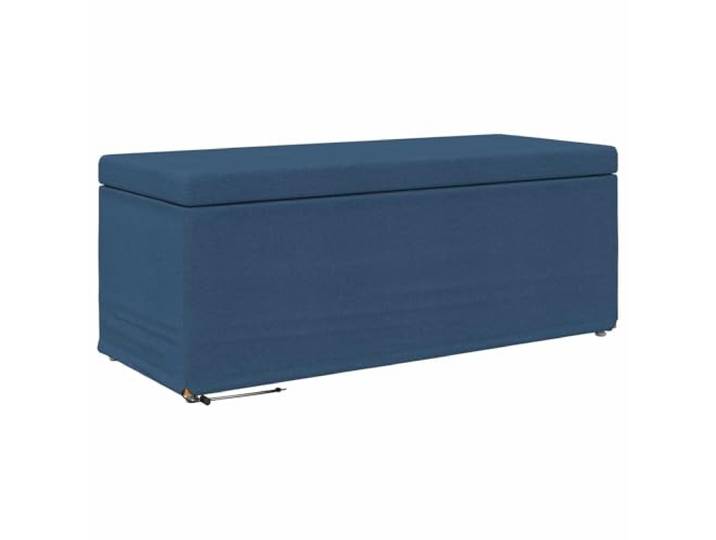 KGHFDVB Hocker 101 x 41 x 40 cm aus Stoff und pressholz Blau Stoff und Pressholz, rückenloses Design, 110 kg pro Sitz, für Küche und Esszimmer, kompakt verstaubar