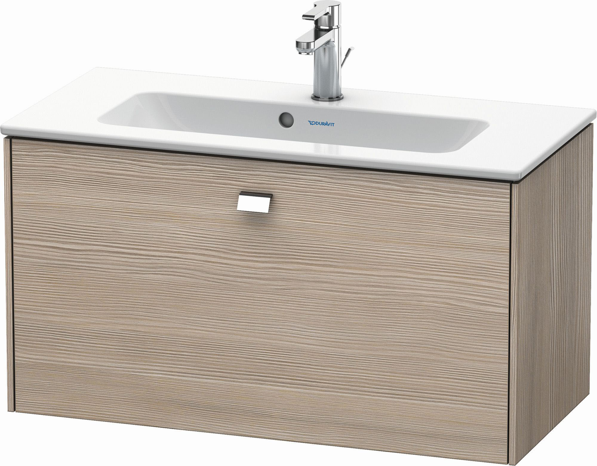 Duravit Brioso BR401101031 820x389mm, compact, Pin Silver / chrome, coulissant 2000