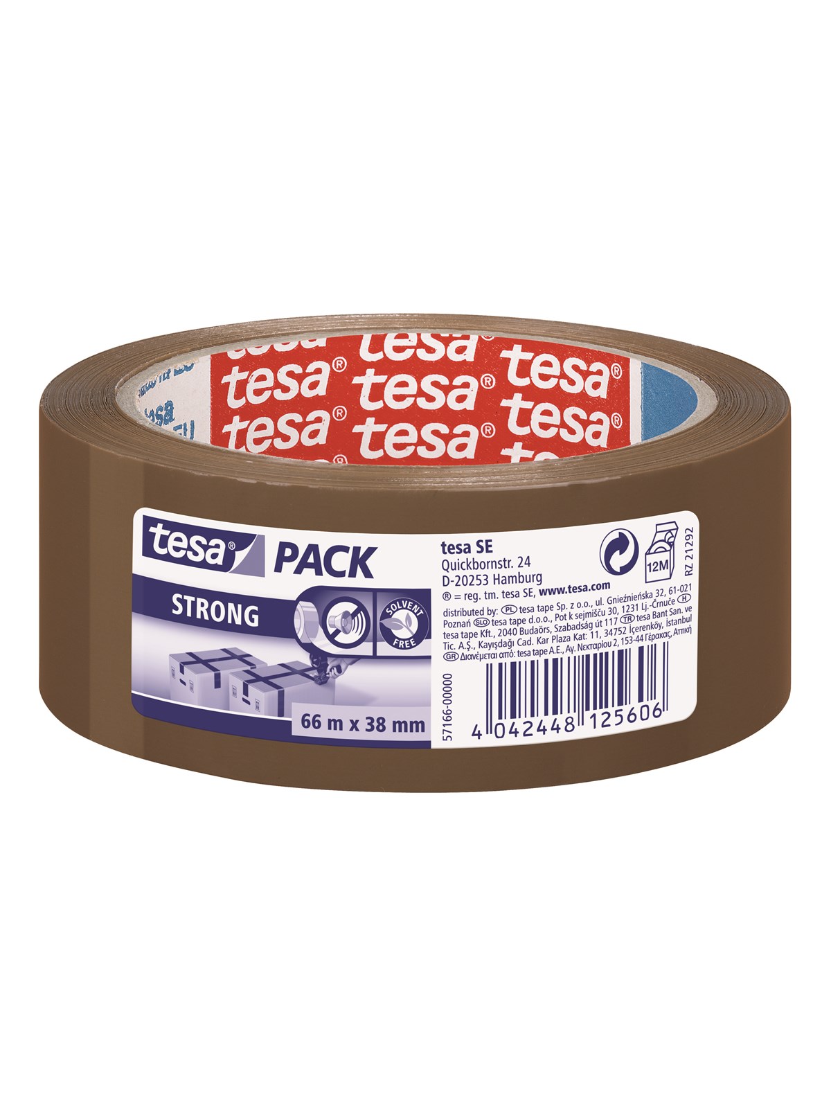 tesa pack Starkes braunes Verpackungsklebeband