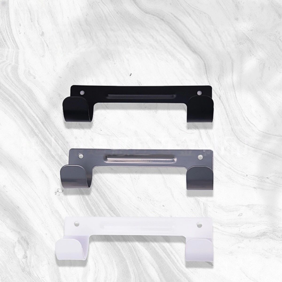 INF Wandhalter für Bügelbrett — Eisen-Metallhalter, Mehrfarbig, platzsparendes rutschfestes Design Schwarz