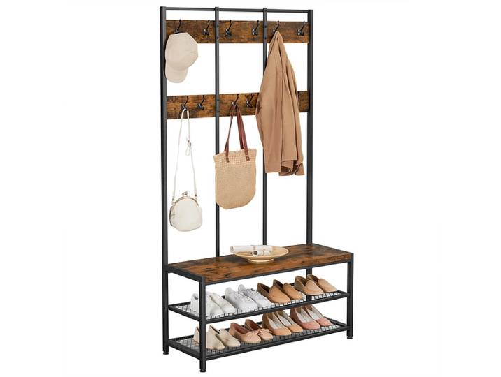 Garderobe SONGMICS HOLD 100x40x184cm vintage braun