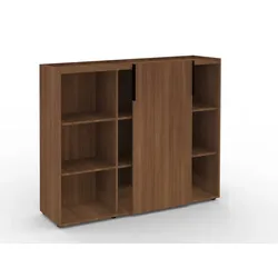 Büroregal mit Schiebetür 3OH Belluno
