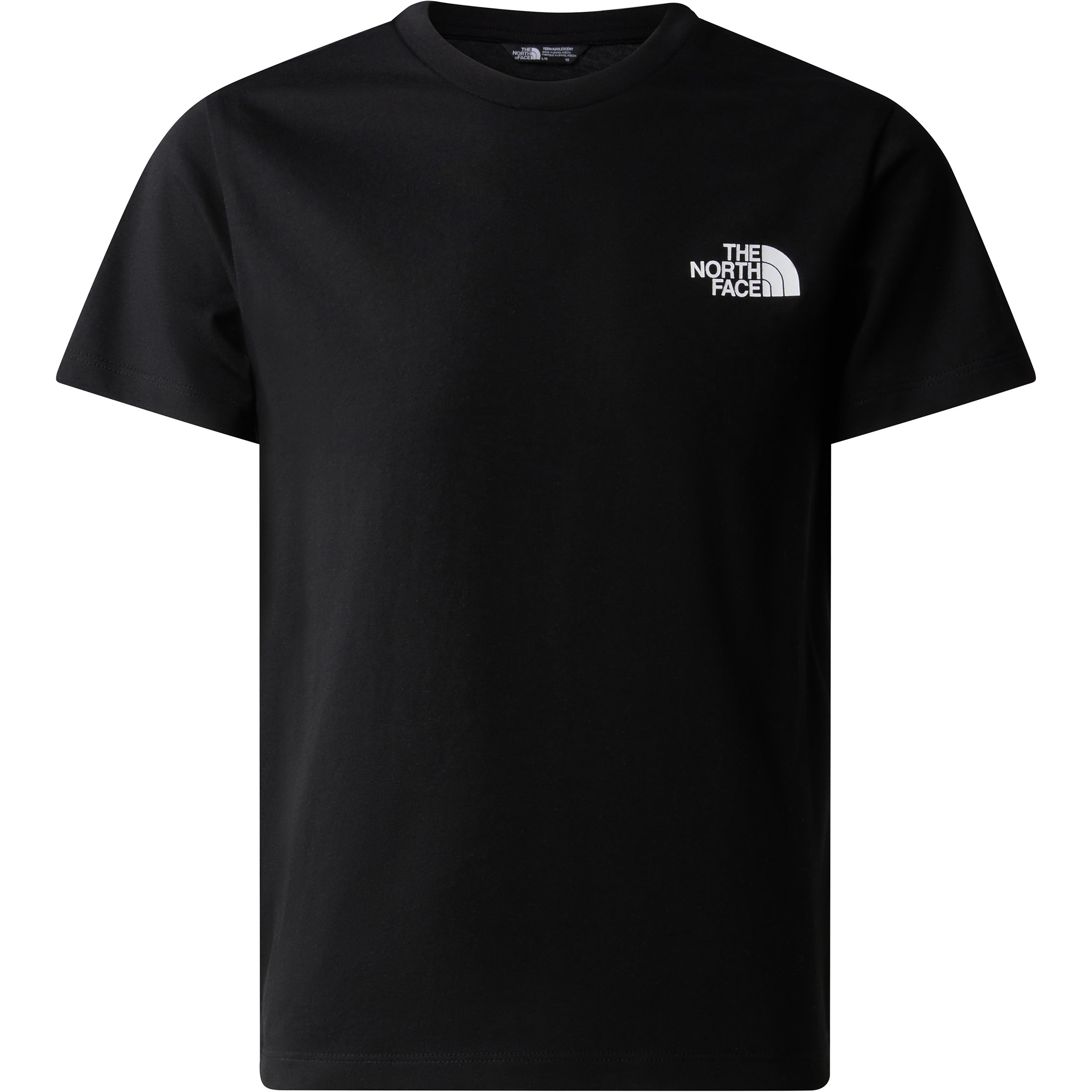 The North Face Simple Dome Kinder T-Shirts schwarz Größe XS Lifestyle Atmungsaktiv