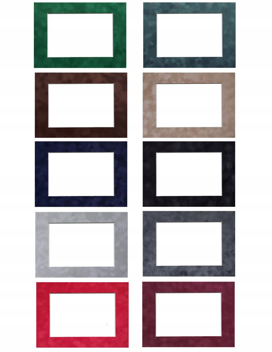 Fotkom Passe-partout 10x15 cm met op maat gemaakt venster