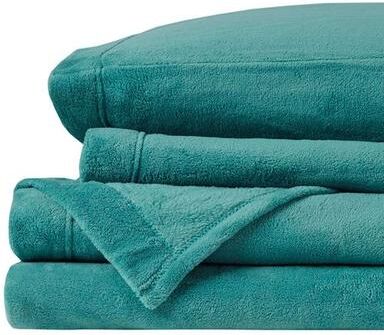 Jla Home/E & E Co. Ltd Soloft Microplush Sheet Set, King, Teal