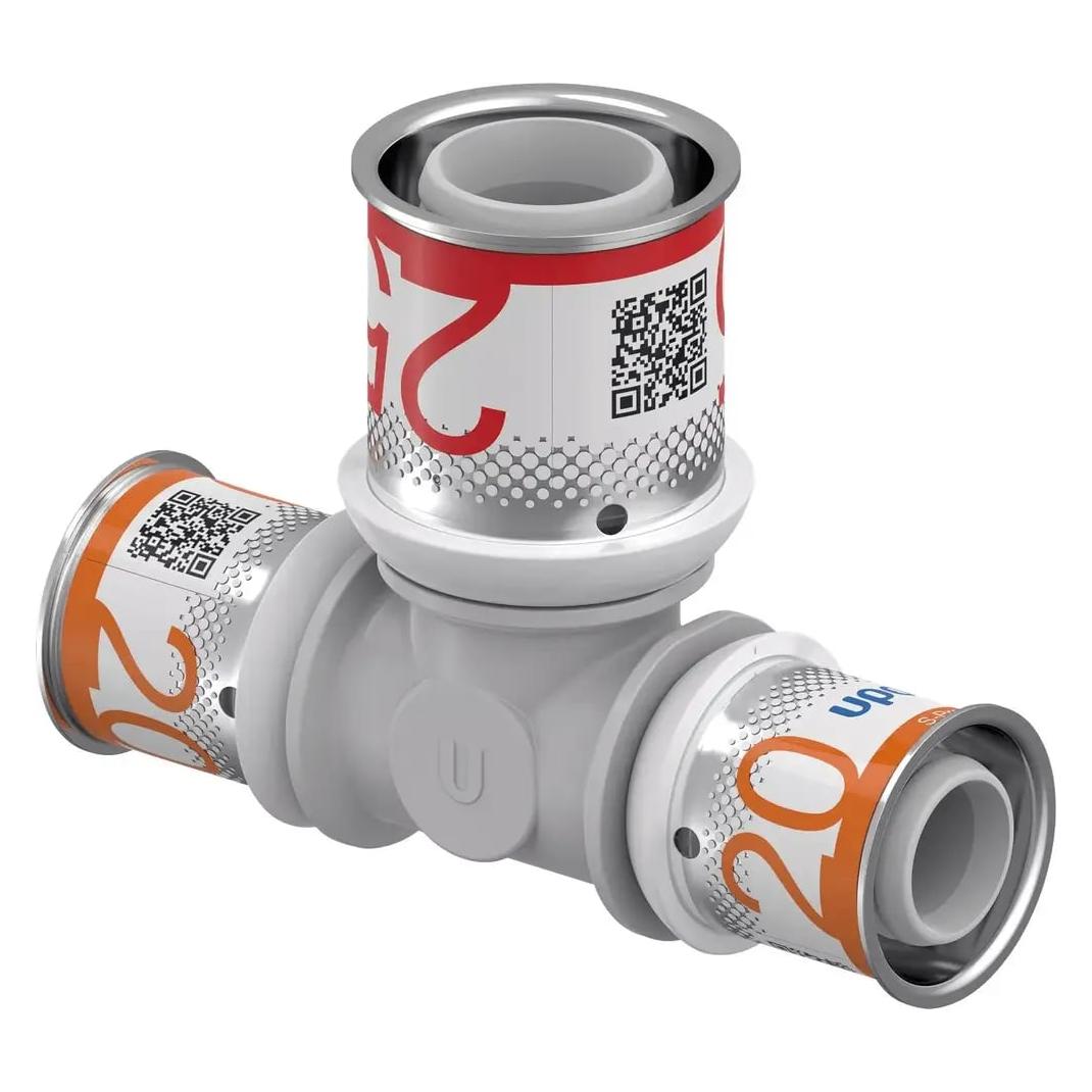 Uponor S-Press PLUS prestee PPSU 20 x 25 x 20 mm (T-Verbindung) (1039952)