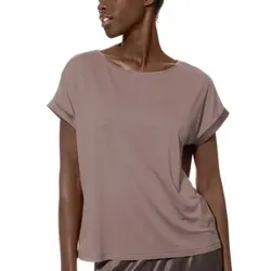 Mey Pure Chic T-Shirt Hellbraun Modal Medium Damen