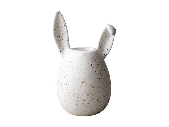 DBKD Bougeoir Rabbit 13 cm Point blanc