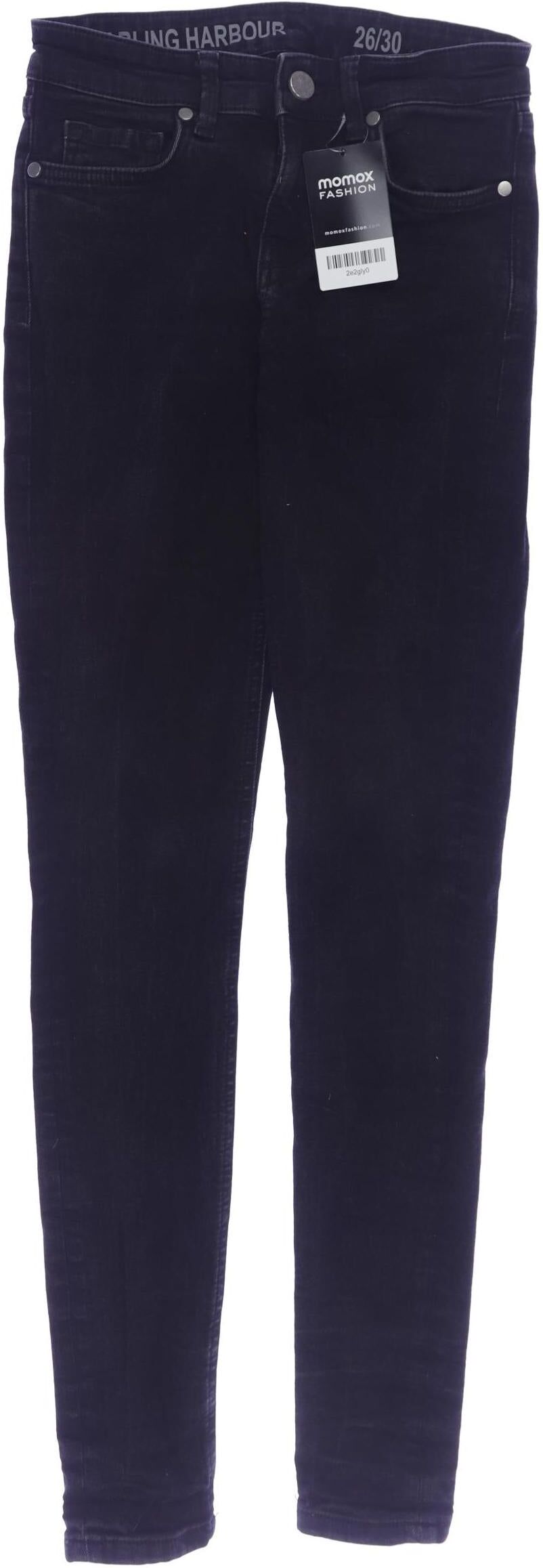 darling harbour Damen Jeans, Schwarz, Gr. W26, Baumwolle / Elasthan - Second Hand