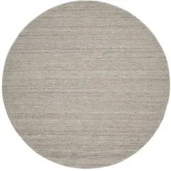 Teppich Amelia Ø 150 cm Schurwolle Grau