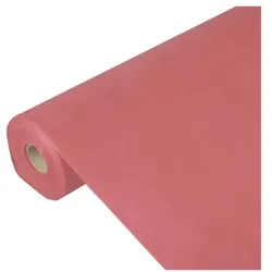 Papstar Tischdecke 118 cm cm auf 40m-Rolle rot, 118 cm