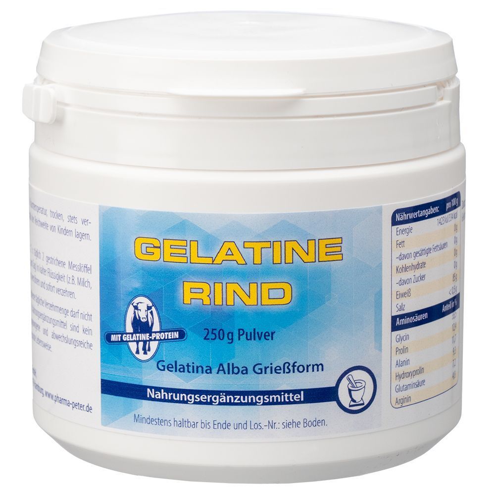 Gelatine Rind Pulver Dose 250 g Puder