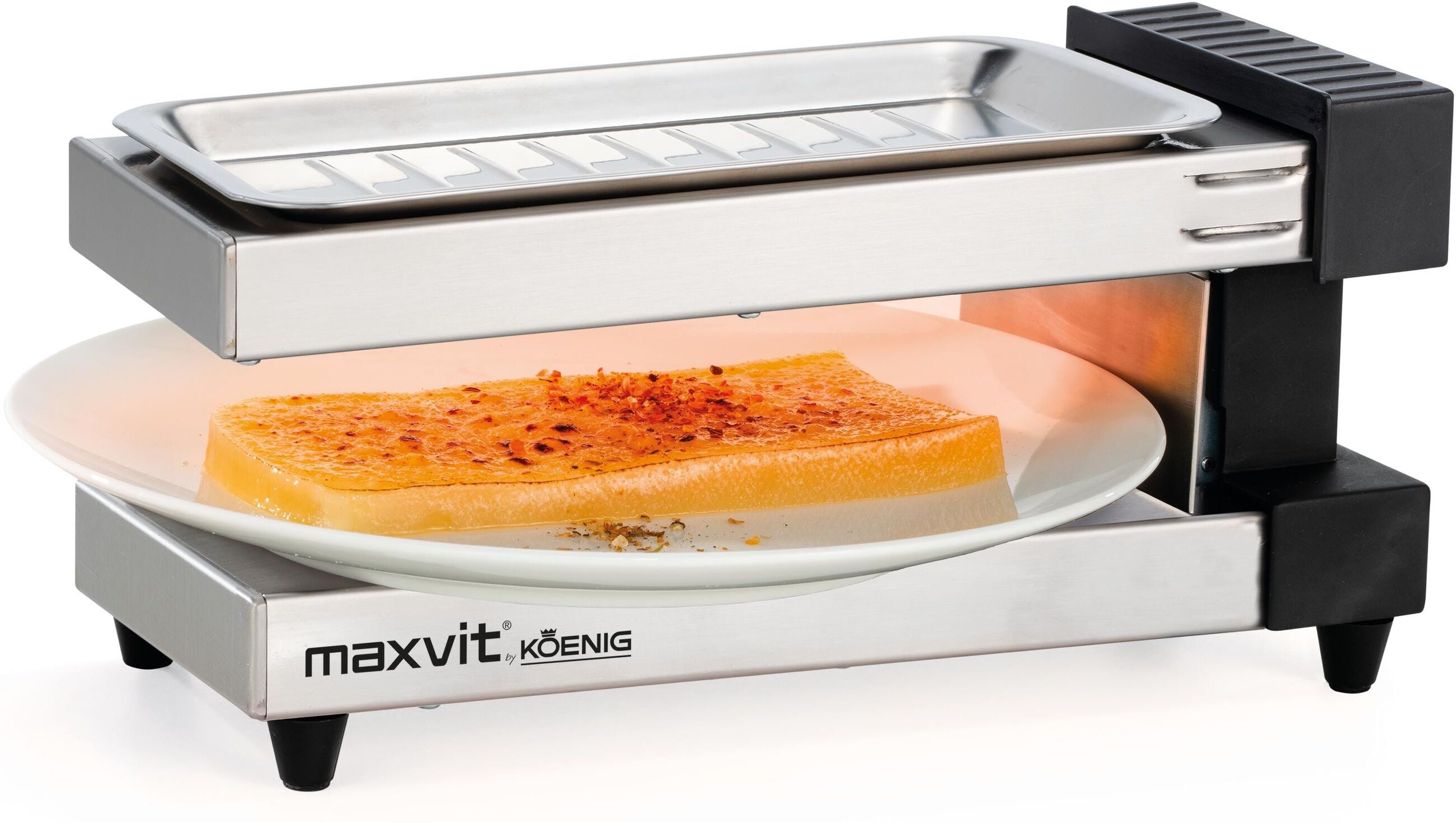 KOENIG Raclette "Maxvit", silber (silberfarben), Raclettes, Raclette silberfarben Einheitsgröße