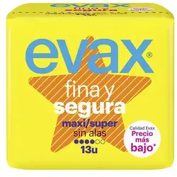 Evax Fine and Safe Maxi 13UND Compresses