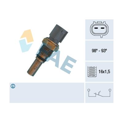 FAE Temperaturschalter, Kühlerlüfter 36550 für TOYOTA STANDARD AUTOMOBILE