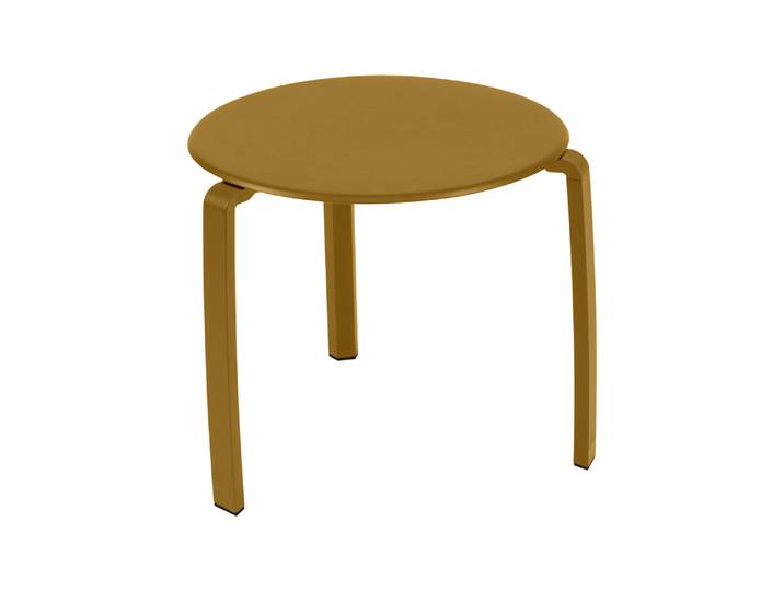 Beistelltisch, Aluminium, Lebkuchen, Ø 48 cm, Klassisch & Modern, Fermob