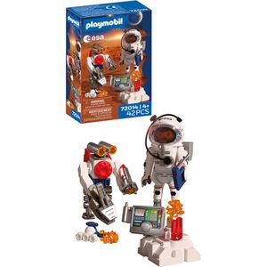 playmobil Spielset ESA 72014, ab 4 Jahre, Astronaut mit Roboter, 42 Teile