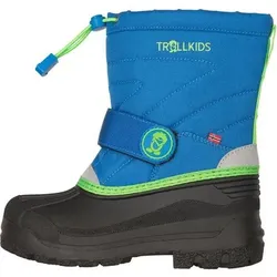 TROLLKIDS Kids Telemark Winter Boots PRO, Größe 34 in Blau Blau