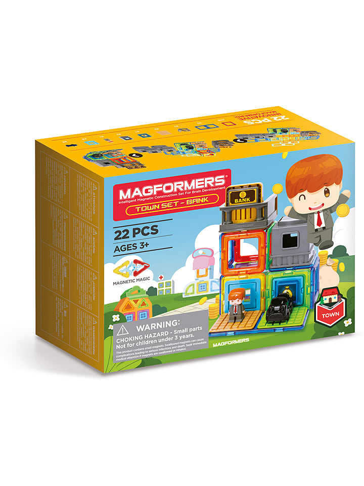 22tlg. Magnetspielset "Magformers Town" - ab 3 Jahren - onesize