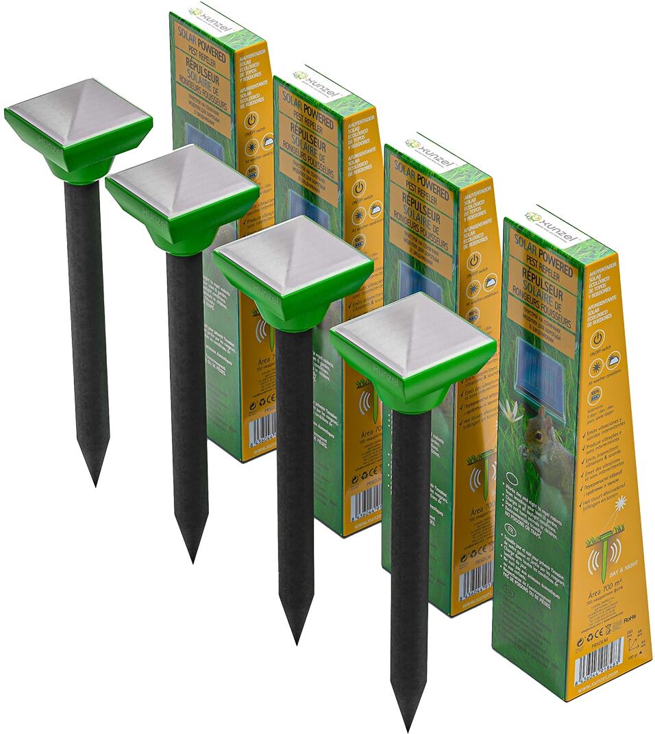 Xunzel Pack 4x SOLARPROTECT Ahuyentador Solar. Verde