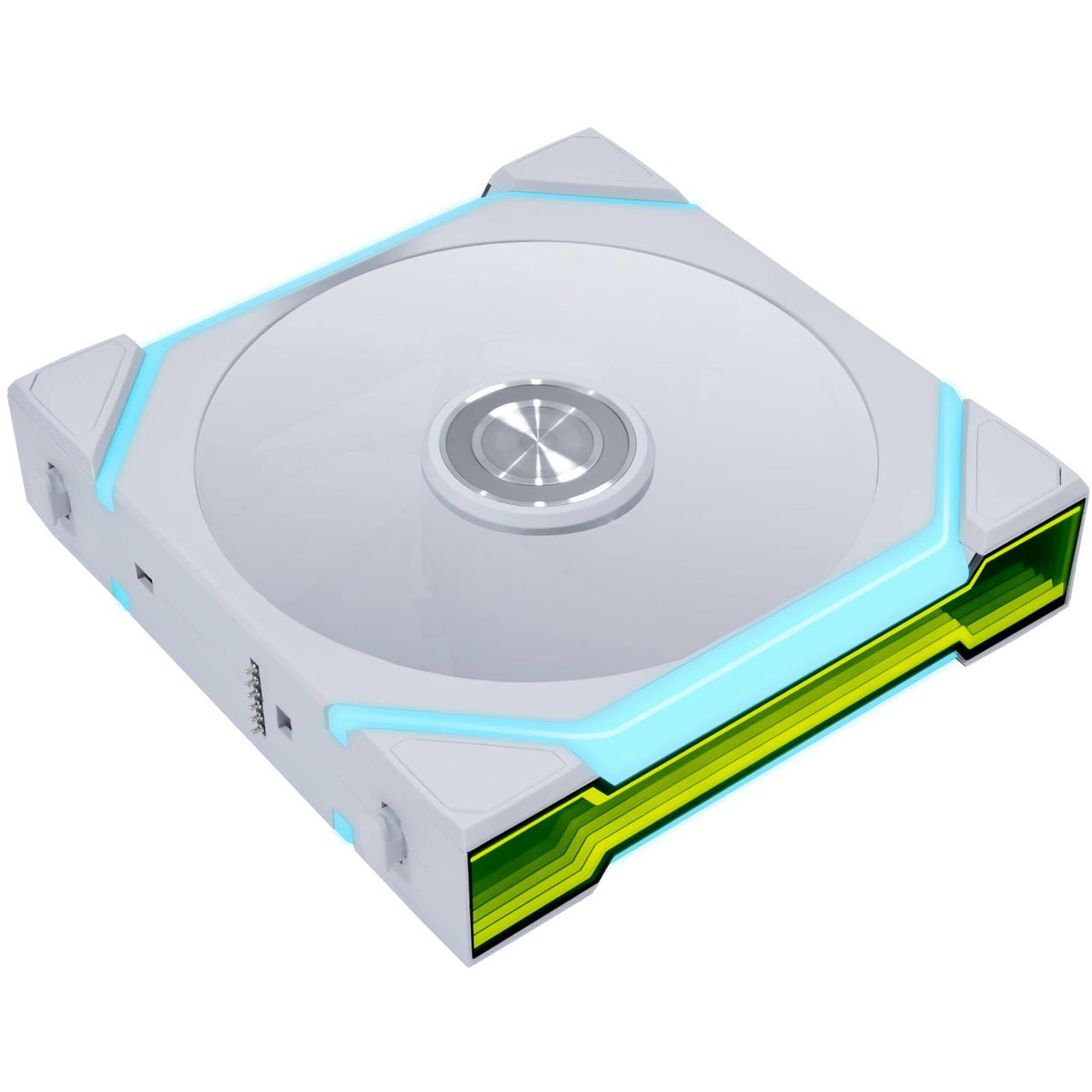 120x124.5x28mm Lian Li UNI FAN SL FLEX Wireless PWM-Lüfter, ARGB, Unendlichkeitsspiegel weiss