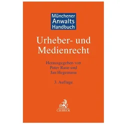 MünchenerAnwaltshandbuch:Urheber-undMedienrecht, Fachbücher von Sascha Herms, Robert Heine, Winfried Bullinger, Murad Erdemir, Andreas Grünwald, Torsten Kraul, Ole Jani, Kathrin Hahne, Albrecht Bischoffshausen, Anna-Sophie Hollenders, Wolfram Hertel, Ekkehard Kuhn, Felix Laurin Stang, Roland von Witzel, Oliver Plesser, Dominik Arncken, Mareile Büscher, Constanze Kopf, Marco Holtz, Ines Hilpert-Kruck, Johann Kaspar Kunisch, Friedhelm Unverdorben, Markus Nüssing, Cornelis Lehment, Sabine Christmann, Jan