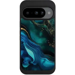 Nivocase Handyhülle für Google Pixel 10 Hülle NIVOpure Case Schwarz Art Farbverlauf Marmor (Google Pixel 10), Smartphone Hülle, Schwarz