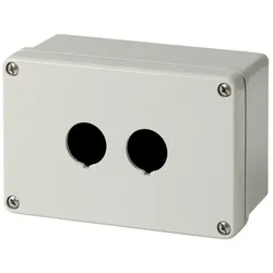 Eaton 118459 Aufbaugehäuse, Metall, 2 Einbaustellen M22-I2M-SAL